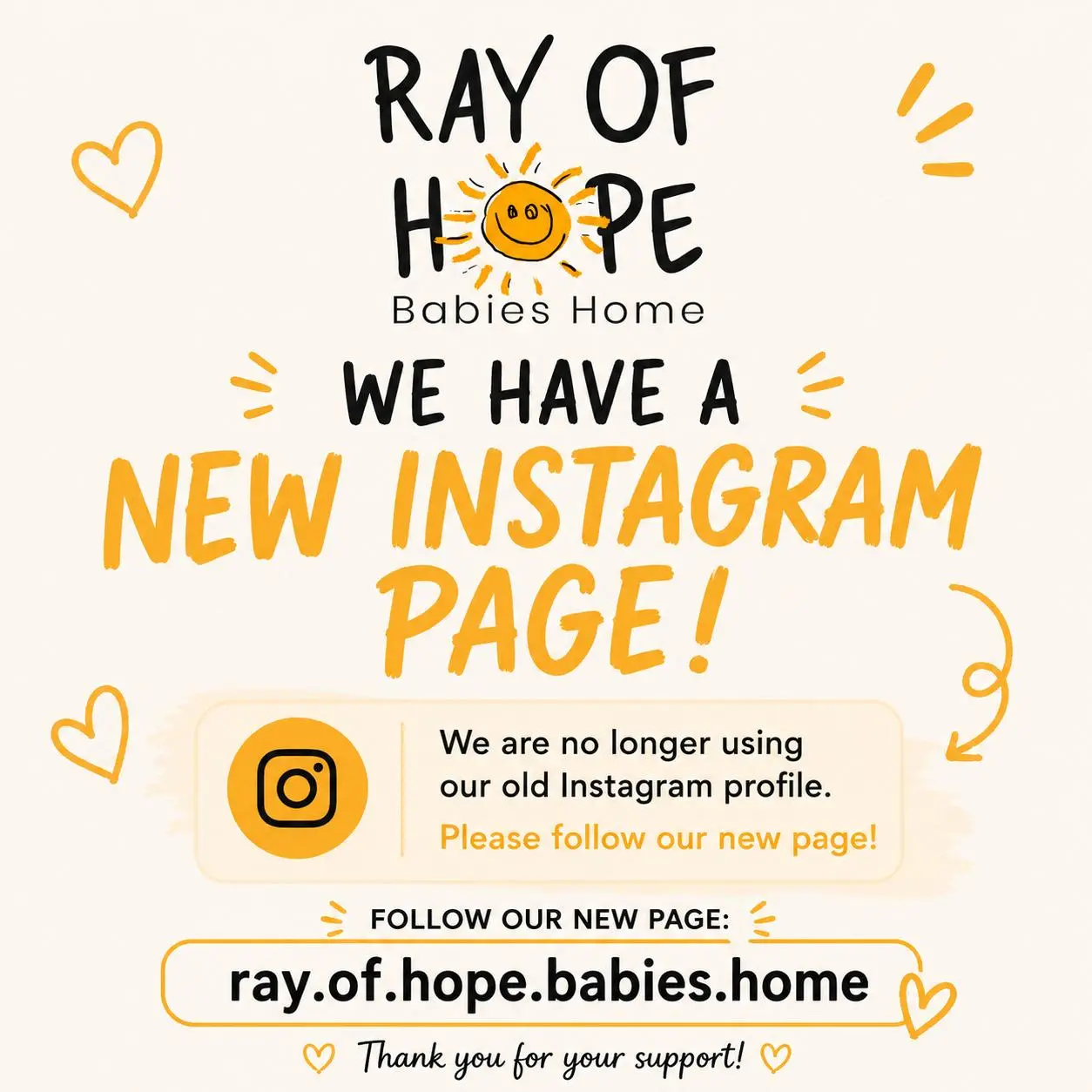 New instagram profile details